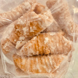 Andhra Godhuma Gottalu-Sweet Coated Wheat Crispy Rolls