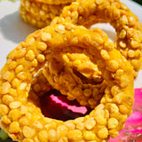 Pappu Chegodilu-Fried Chana Dal Dough Rings-500 Grams Pack