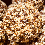 Black Til Gud Laddu-Washed Sesame Jaggery Balls