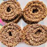 Nalla Biyyam Chuppulu-Black Rice Flour Sesame Spirals