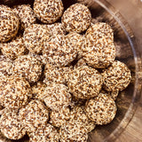 Black Til Gud Laddu-Washed Sesame Jaggery Balls