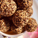 Black Til Gud Laddu-Washed Sesame Jaggery Balls