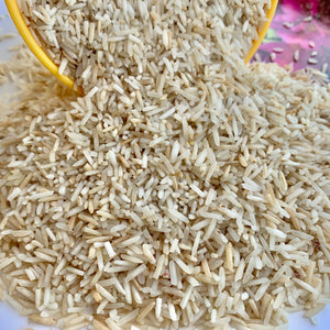 Organic Raw Semi-Polished Basmati Rice