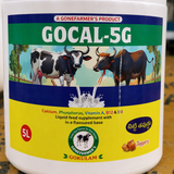 GoneFarmers' GOKULAM GOCAL-5G – Liquid Calcium & Vitamin Supplement for Cattle (5 Litre)