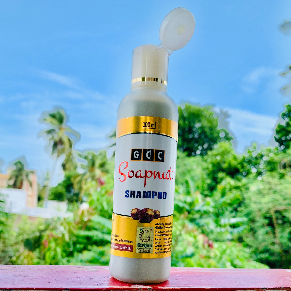 Girijan GCC SoapNut Shampoo100 ML Vintage Farmers