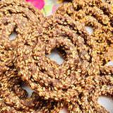 Nalla Biyyam Chuppulu-Black Rice Flour Sesame Spirals